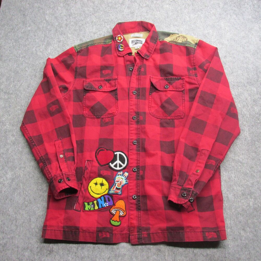 BILLIONAIRE BOYS CLUB RUCKUS SHIRT Size Medium